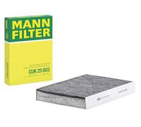 MANN-FILTER CUK 25 003 Filtro aria cabina - Filtro Antipolline con Carbonio attivato - per Autovetture + veicoli commeriali