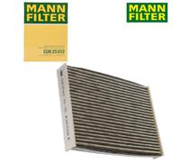 MANN-FILTER CUK 25 012 Filtro aria cabina - Filtro Antipolline con Carbonio attivato - per Autovetture + veicoli commeriali