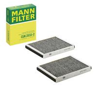 MANN-FILTER CUK 2533-2 Filtro abitacolo per BMW 5 Sedan (F10) 5 Touring (F11)