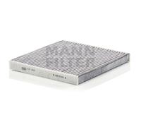 MANN-FILTER CUK 2544 Filtro aria cabina - Filtro Antipolline con Carbonio attivato - per Autovetture + veicoli commeriali