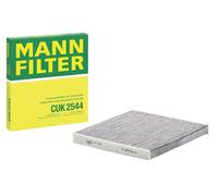 MANN-FILTER CUK 2544 Filtro aria cabina - Filtro Antipolline con Carbonio attivato - per Autovetture + veicoli commeriali