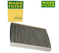 MANN-FILTER CUK 26 006 Filtro aria cabina - Filtro Antipolline con Carbonio attivato - per Autovetture + veicoli commeriali
