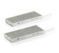 MANN-FILTER CUK 26 013-2 Filtro aria cabina - Filtro Antipolline con Carbonio attivato - (set da 2) per Autovetture + veicoli commeriali
