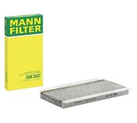 MANN-FILTER CUK 3337 Filtro aria cabina - Filtro Antipolline con Carbonio attivato - per Autovetture + veicoli commeriali
