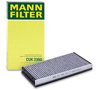MANN-FILTER CUK 3360 Filtro aria cabina - Filtro Antipolline con Carbonio attivato - per Autovetture + veicoli commeriali