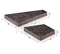 Filtro cabina MANN-FILTER CUK 35 000-2