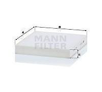 MANN-FILTER CU 2232/1 Filtro abitacolo per ALFA ROMEO 159 Sportwagon (939)