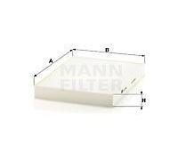 MANN-FILTER CU 28 003 Filtro aria cabina - per Autovetture + veicoli commeriali
