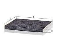 Mann Filter Filtro abitacolo CUK2243 antipolline al carbone attivato per autovetture e veicoli