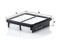 MANN-FILTER filtro aria C19095 cartuccia 198x192x47 mm