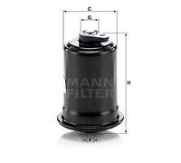 MANN-FILTER filtro carburante WK614/10 lineare diametro 70 altezza 109 mm