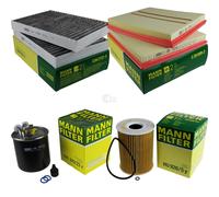 MANN-FILTER Filtro del pacchetto di ispezione impostato per Mercedes-Benz classe