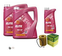 MANN-FILTER Filtro Olio 11 L MANNOL 5W-40 Elite Per BMW 7 Serie 740d