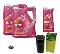 MANN-FILTER Filtro Olio 11 L MANNOL 5W-40 Elite Per Porsche 928
