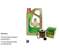 MANN-FILTER Filtro Olio 5 L Castrol EDGE 5W-30 LL Per BMW Z4 Roadster sDrive20i