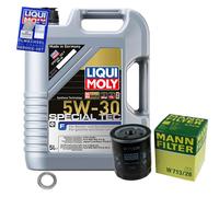MANN-FILTER Filtro Olio 5 L LIQUI MOLY 5W-30 Special Tec Per MG ZR