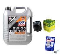 MANN-FILTER Filtro Olio 5 L Liqui Moly Top Tec 4200 5W-30 Per VW Polo Classic 75