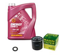 MANN-FILTER Filtro Olio 5 L MANNOL 5W-30 Per Daihatsu Cuore VII 1.0 1.5