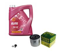MANN-FILTER Filtro Olio 5 L MANNOL 5W-40 Elite Per Mazda 2 1.4 1.25