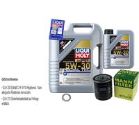 MANN-FILTER Filtro Olio 6 L LIQUI MOLY 5W-30 Special Tec Per MG ZR