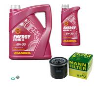 MANN-FILTER Filtro Olio 6 L MANNOL 5W-30 Combi LL Per Daihatsu Cuore VI 1.0