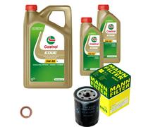 MANN-FILTER Filtro Olio 7 L Castrol EDGE 5W-30 LL Titanium Per Nissan Serena 2.0