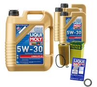 MANN-FILTER Filtro Olio 8 L Liqui Moly Longlife 3 III 5W-30 Per Hyundai IX35 2.0
