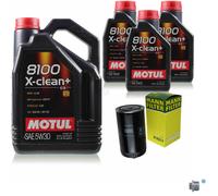 MANN-FILTER Filtro Olio 8 L Motul 8100 X-CLEAN+ 5W-30 Per VW Transporter IV Bus