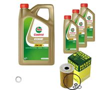 MANN-FILTER Filtro Olio 8L CASTROL EDGE 5W-30 Per Hyundai IX35 1.7 CRDi 1.6