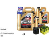 MANN-FILTER Filtro Olio 9 L LIQUI MOLY 10W-40 Per Chrysler 300 M 2.7 V6 24V