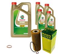 MANN-FILTER Filtro Olio 9L CASTROL EDGE 5W-30 Per Mercedes-Benz C-Class