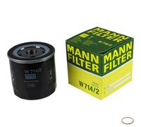 MANN-FILTER Filtro Olio con Guarnizione per Alfa Romeo 33 1.4 Ad.es. 1.7 16V 146