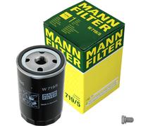 MANN-FILTER Filtro Olio Con Tappo Scarico Olio per Audi Cabriolet 2.0 e .