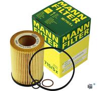 MANN-FILTER Filtro Olio Con Tappo Scarico Olio per BMW 7er 745i Sx. 735i