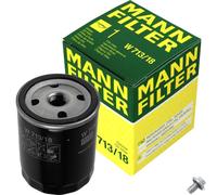 MANN-FILTER Filtro Olio Con Tappo Scarico Olio per Chevrolet Blazer S10