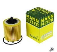 MANN-FILTER Filtro Olio Con Tappo Scarico Olio per Opel Vectra C 2.2 2.0