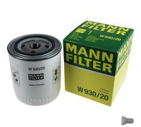 MANN-FILTER Filtro Olio Con Vite Di Scarico Dell'Olio Per Carbodies FL2 W 930/20