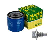 MANN-FILTER Filtro Olio Con Vite Di Scarico Olio Per Opel Astra K 1.0 Turbo