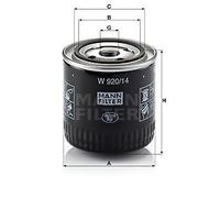 MANN-FILTER Filtro olio W 920/14