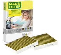 MANN-FILTER FP 23 014-2 Filtro aria cabina - FreciousPlus Filtro Antipolline Biofunzionale - (set da 2) per Autovetture + veicoli commeriali