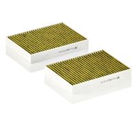 MANN-FILTER FP 23 014-2 Filtro aria cabina - FreciousPlus Filtro Antipolline Biofunzionale - (set da 2) per Autovetture + veicoli commeriali