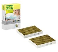 MANN-FILTER FP 23 014-2 Filtro aria cabina - FreciousPlus Filtro Antipolline Biofunzionale - (set da 2) per Autovetture + veicoli commeriali