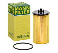 MANN-FILTER filtro olio HU612/2x cartuccia diametro 54 altezza 103 mm