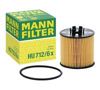 MANN-FILTER HU 712/6 x Filtro olio per VW Golf V Hatchback (1K1) POLO (9N)