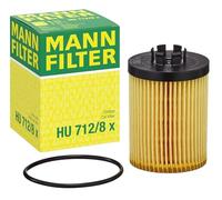 MANN-FILTER HU 712/8 x Filtro dell'olio - AUTOVETTURE + VEICOLI COMMERIALI
