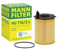 MANN-FILTER HU 716/2 x Filtro dell'olio - per Autovetture + veicoli commeriali