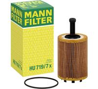 MANN-FILTER HU 719/7 x Filtro olio per VW Golf IV Hatchback (1J1) GOLF VI (5K1)