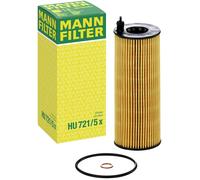 MANN-FILTER HU 721/5 x Filtro olio per BMW 3 Sedan (E90)