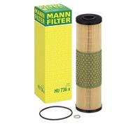 MANN-FILTER Filtro olio HU 736 x – Cartuccia per Mercedes-Benz SL (R129)