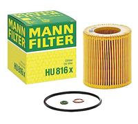 MANN-FILTER HU 816 X Filtro Olio Set Filtro Olio con guarnizione/Set di guarnizioni - Per Auto